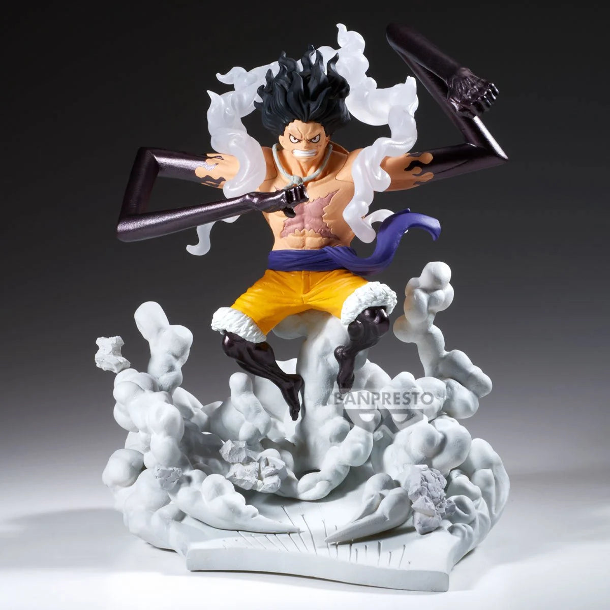 Banpresto – Monkey D. Luffy Gear 4 Senkozekkei Statue