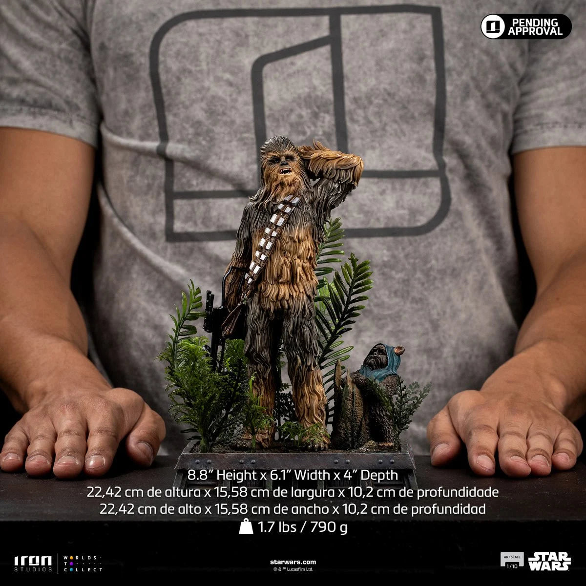 Iron Studios – Chewbacca & Tokkat 1:10 Art Scale Limited Edition Statue