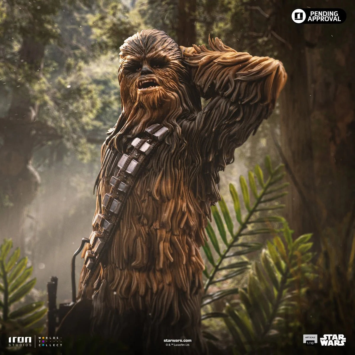 Iron Studios – Chewbacca & Tokkat 1:10 Art Scale Limited Edition Statue