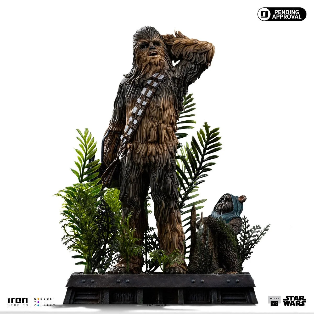 Iron Studios – Chewbacca & Tokkat 1:10 Art Scale Limited Edition Statue