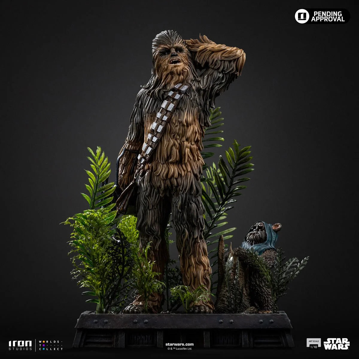 Iron Studios – Chewbacca & Tokkat 1:10 Art Scale Limited Edition Statue