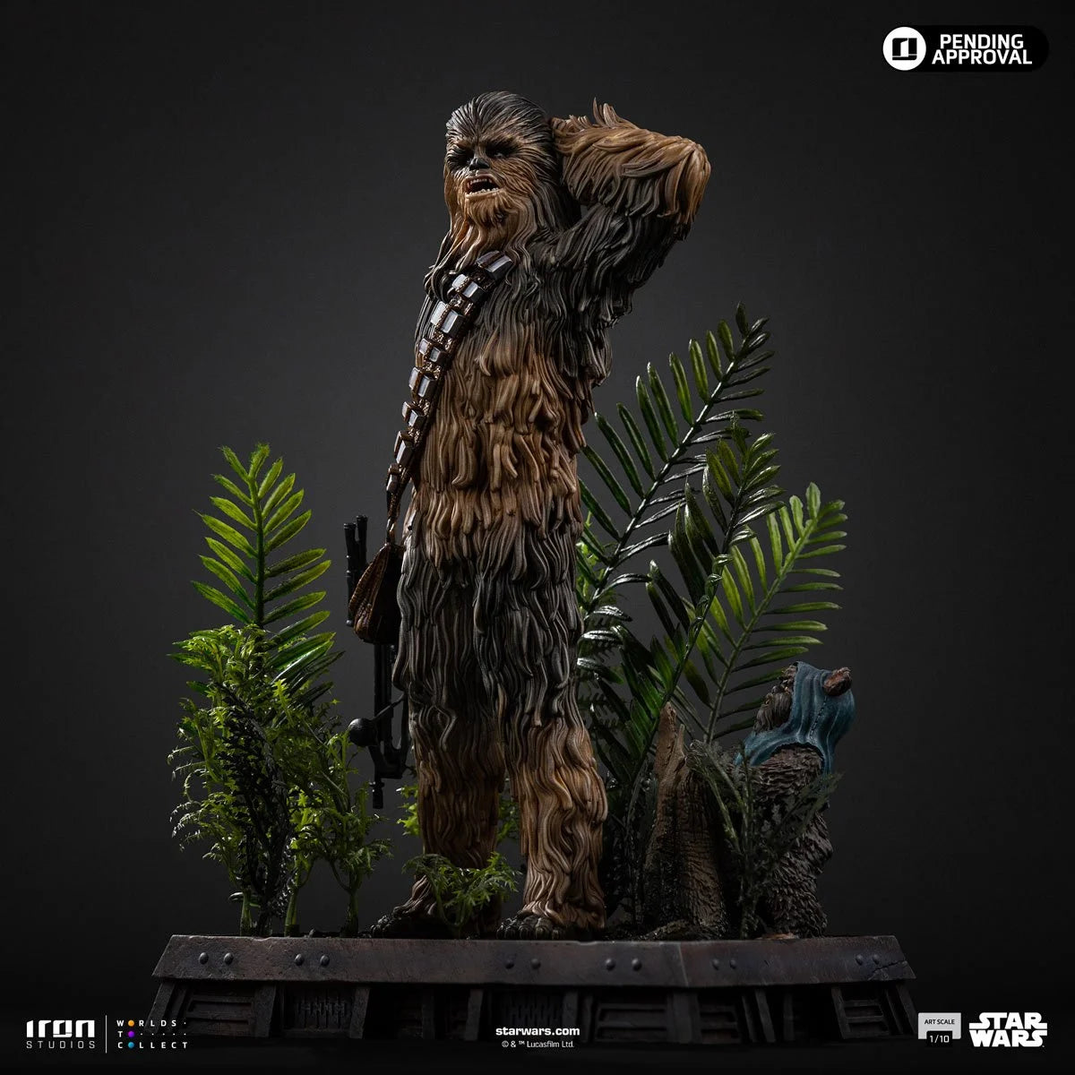 Iron Studios – Chewbacca & Tokkat 1:10 Art Scale Limited Edition Statue