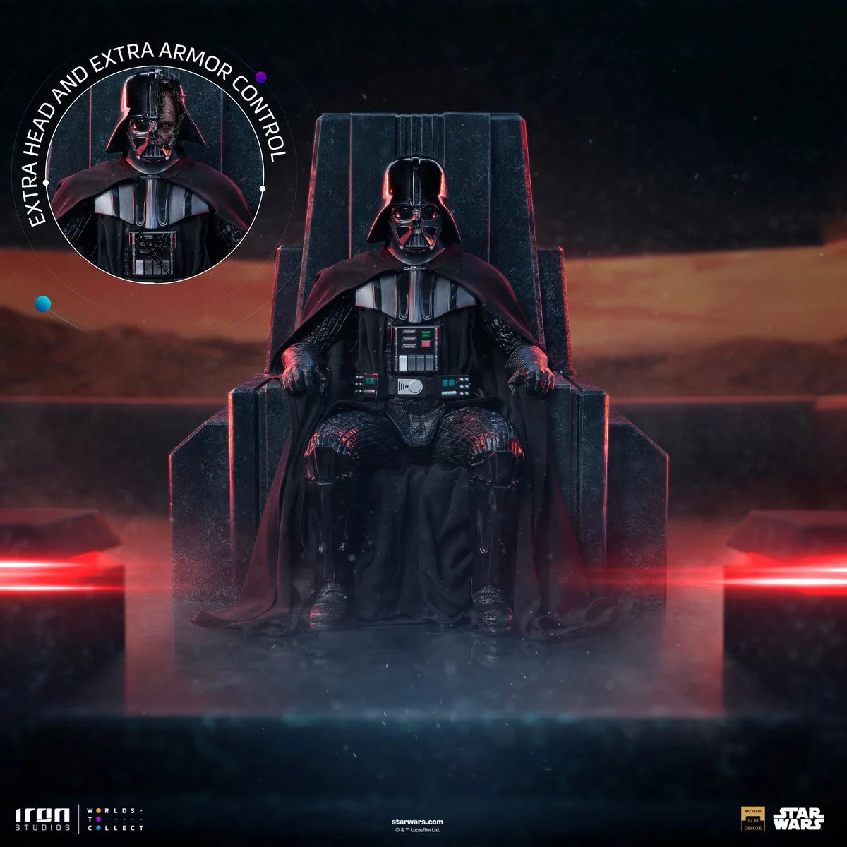 Iron Studios – Darth Vader on Throne 1:10 Art Scale Limited Edition Statue