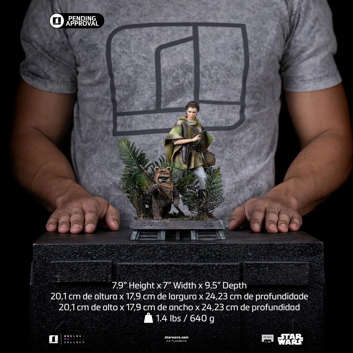 Iron Studios – Leia & Wicket 1:10 Art Scale Limited Edition Statue