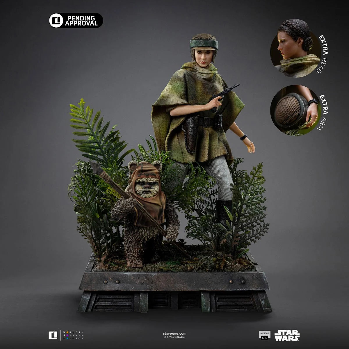 Iron Studios – Leia & Wicket 1:10 Art Scale Limited Edition Statue