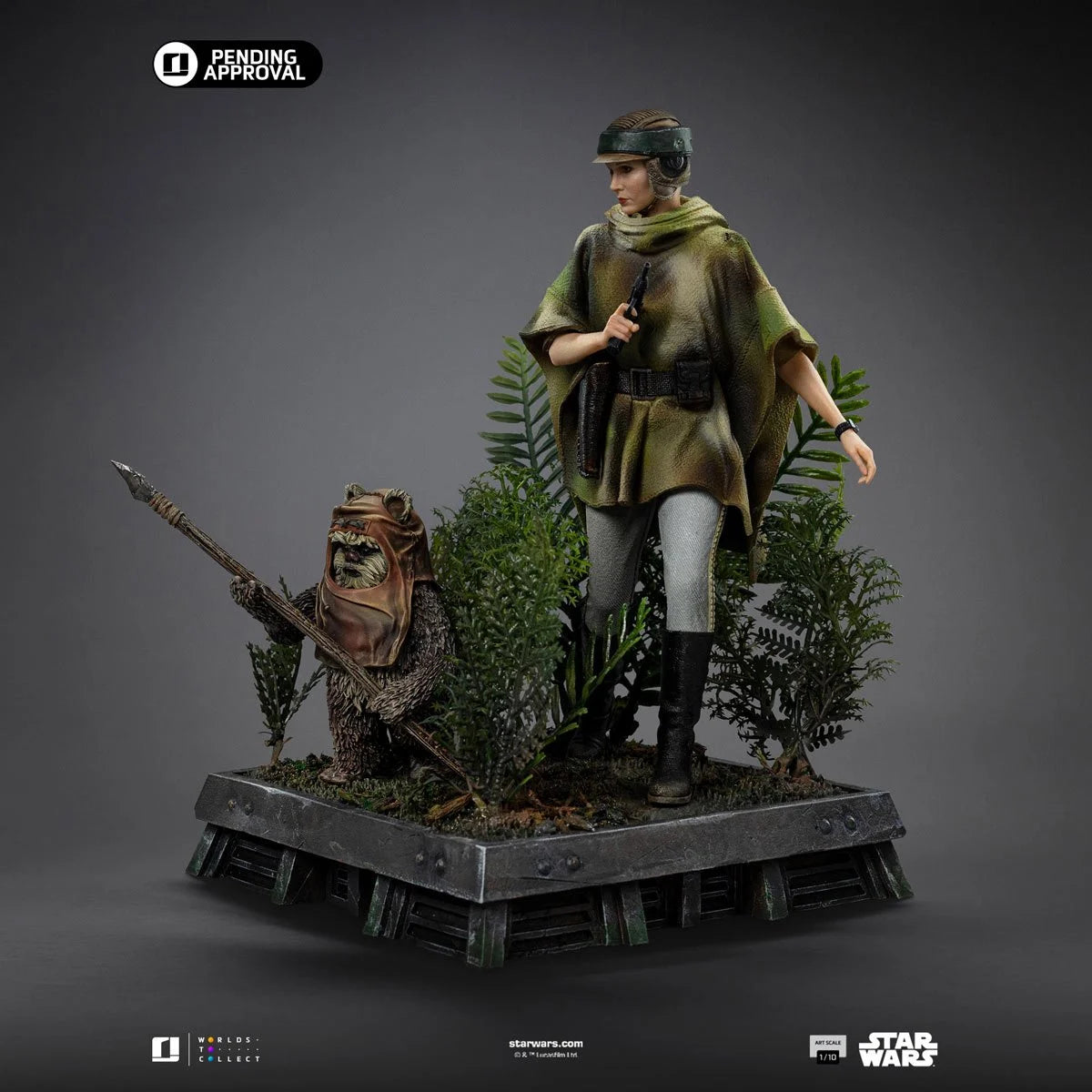 Iron Studios – Leia & Wicket 1:10 Art Scale Limited Edition Statue