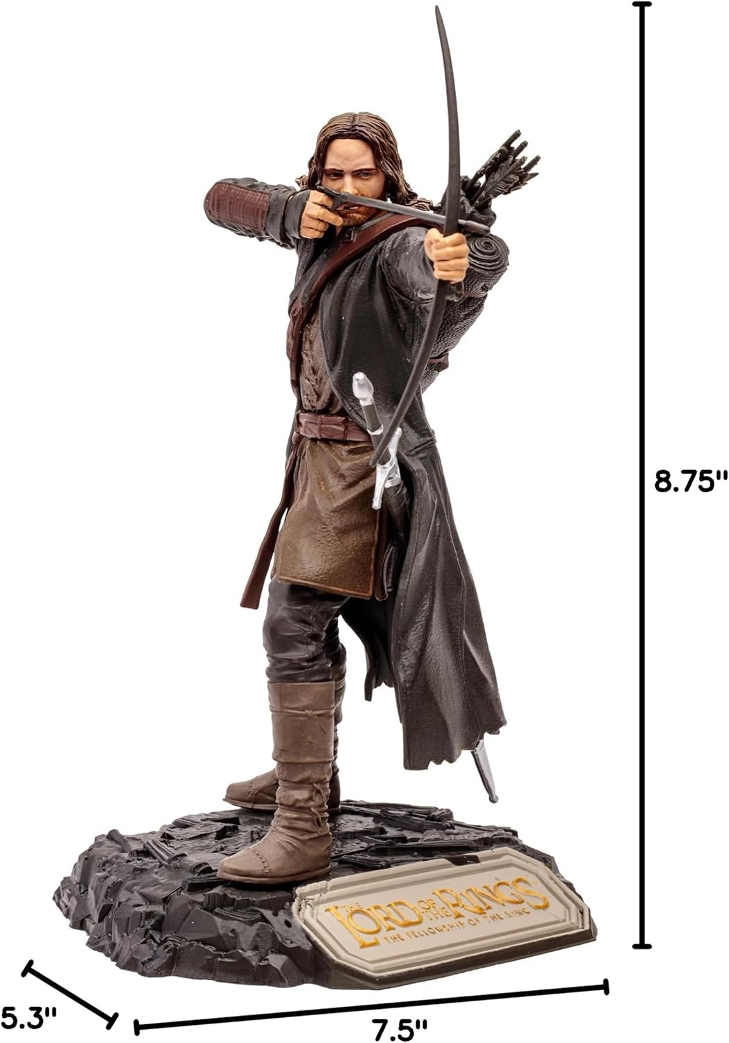 Movie Maniacs – Aragorn (WB 100th Anniversary) Posed Figure (Limited Edition)