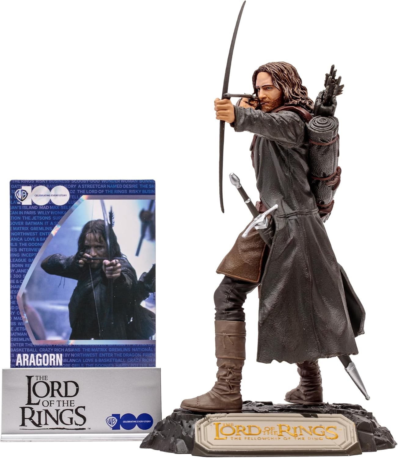 Movie Maniacs – Aragorn (WB 100th Anniversary) Posed Figure (Limited Edition)