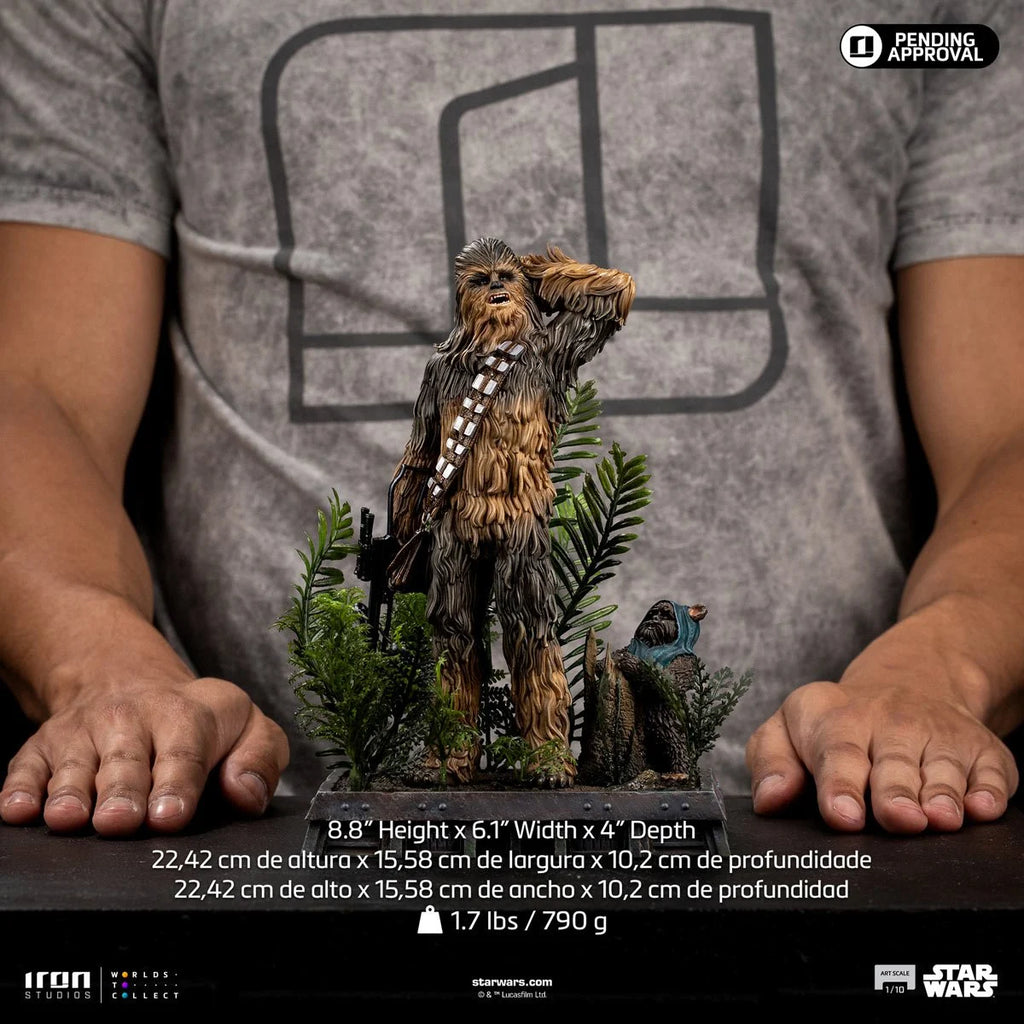 Iron Studios – Chewbacca & Tokkat 1:10 Art Scale Limited Edition Statue