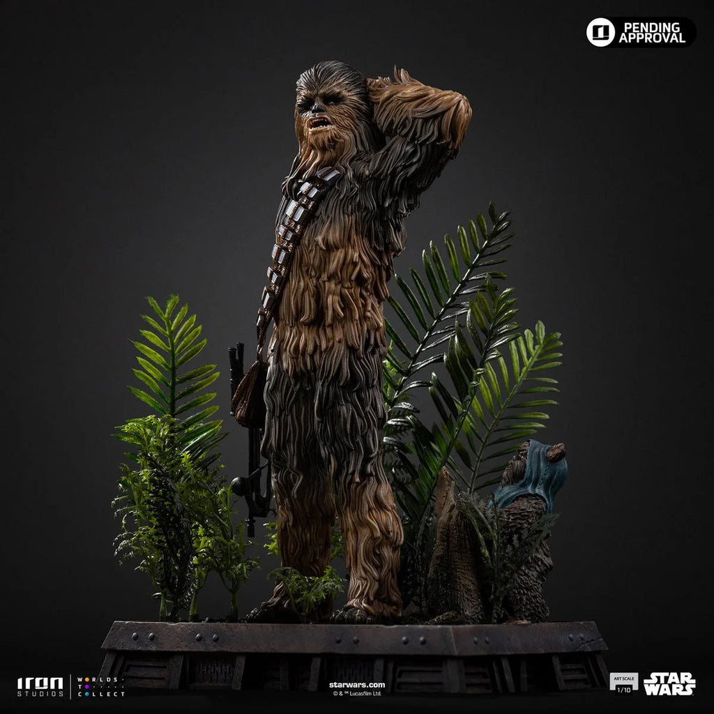 Iron Studios – Chewbacca & Tokkat 1:10 Art Scale Limited Edition Statue