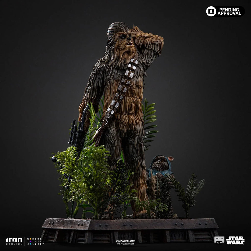 Iron Studios – Chewbacca & Tokkat 1:10 Art Scale Limited Edition Statue