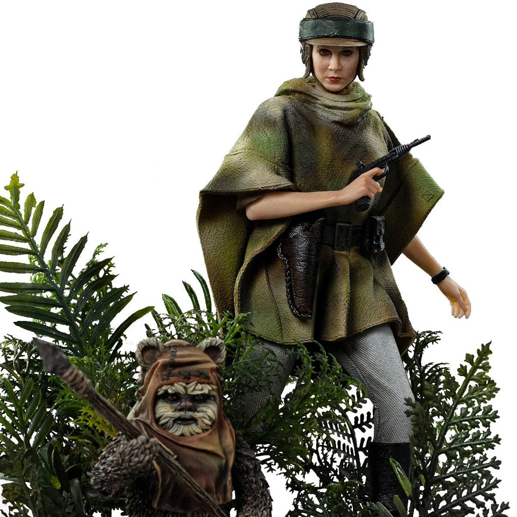 Iron Studios – Leia & Wicket 1:10 Art Scale Limited Edition Statue