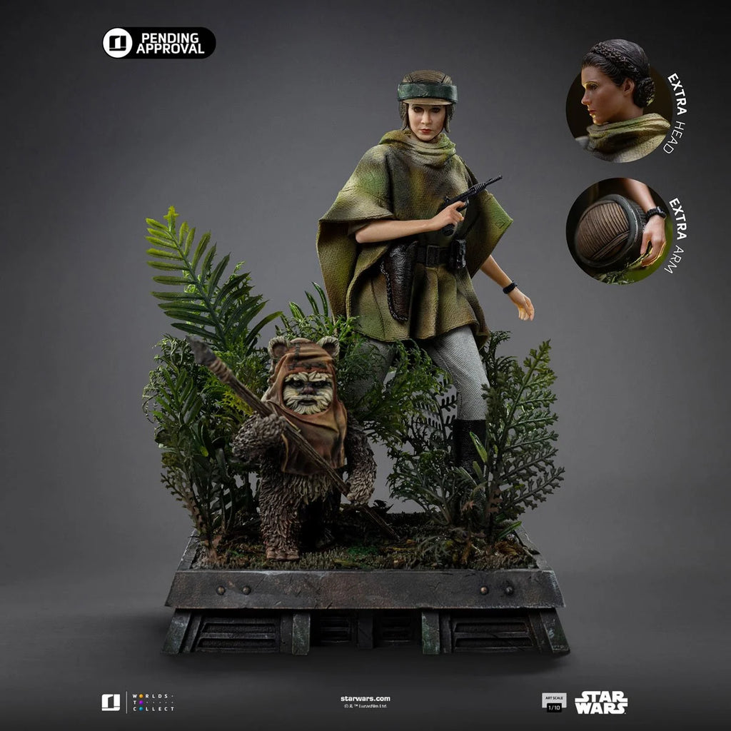 Iron Studios – Leia & Wicket 1:10 Art Scale Limited Edition Statue