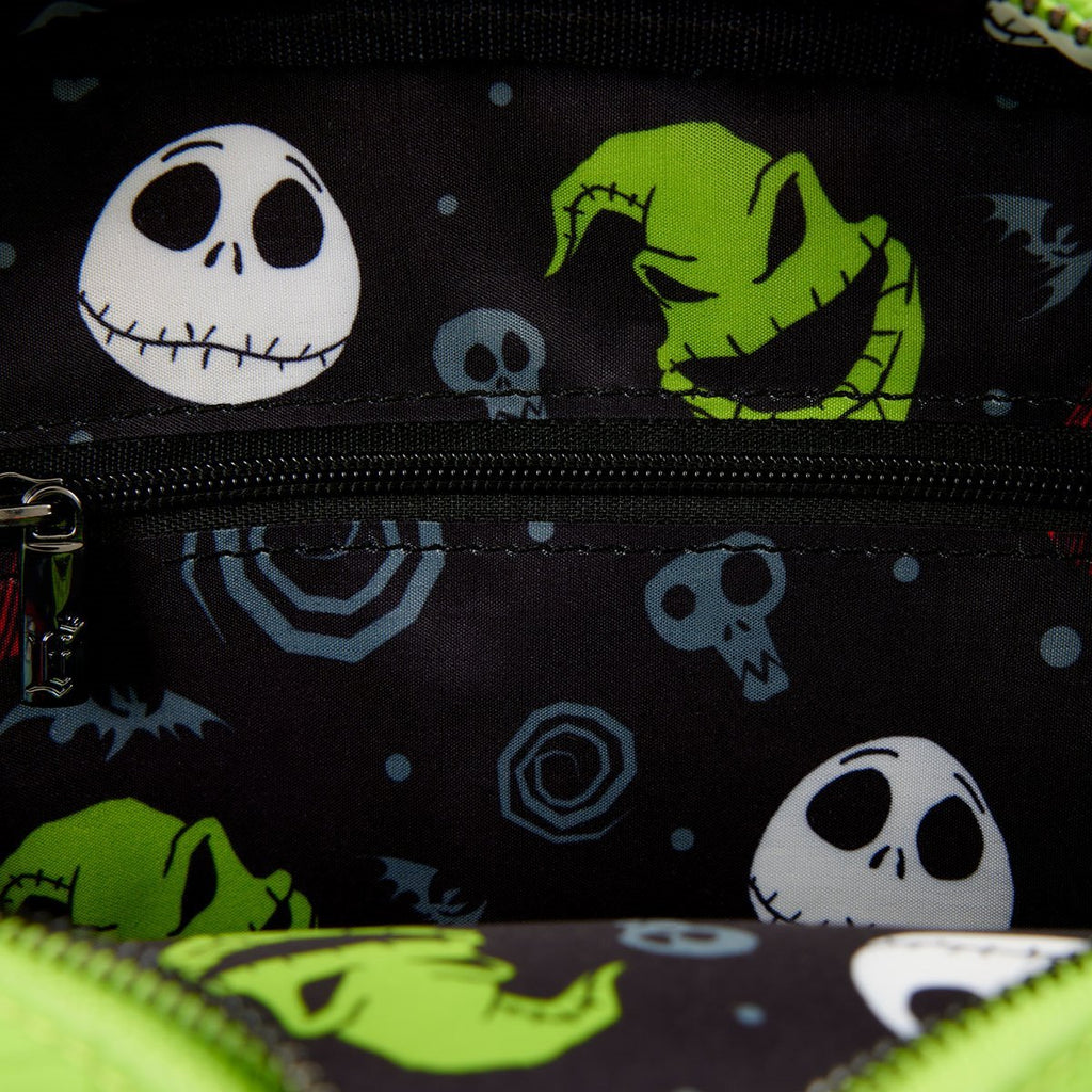 Loungefly – The Nightmare Before Christmas Oogie Boogie Glow Crossbuddies Bag